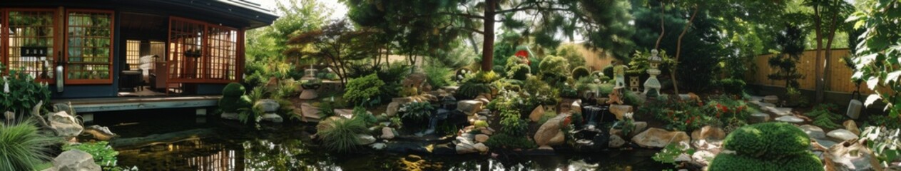 Whimsical Anime-Style Garden Paradise: A Fantasy Wonderland Bursting with Colorful Blossoms and Playful Charm