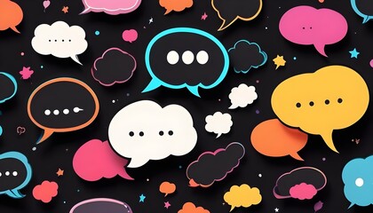 Clear Plain Shiny Soft Vintage Bokeh Cloudy Wave Like Geometric Black Background or Texture