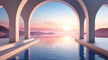 Fototapeta premium sunset over the sea