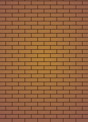 Fototapeta premium Brown brick wall. Abstract brown brick wall background. Brick wall texture as abstract background. 