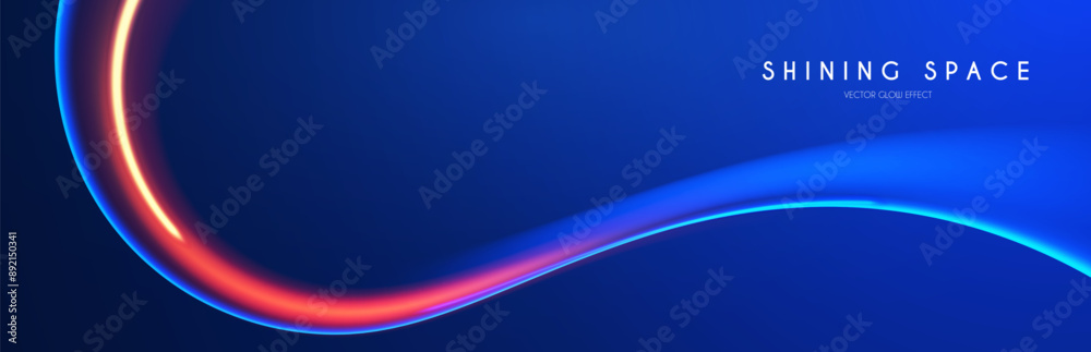 Canvas Prints motion light effect. shining magic background and liquid speed light
