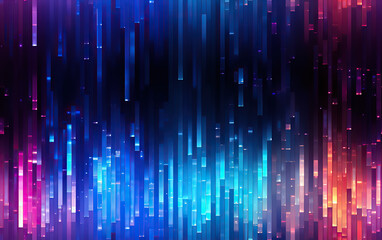 generated illustration  business statistics and charts for data analysis concept