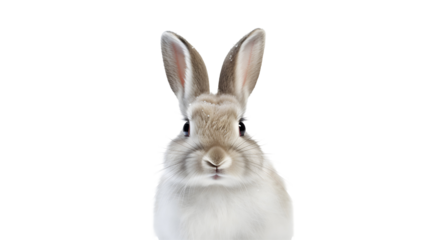 rabbit bunny isolated, animal portrait