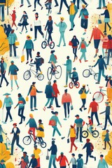 Super High Resolution of A colorful illustration of a food pyramid, showcasing different food groups for a balanced diet