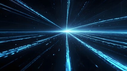 abstract blue background with rays