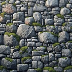 Textured stone wall background, rough natural rock pattern