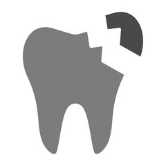 Broken Tooth Icon
