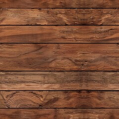 Naklejka premium A wooden surface with a grainy texture. The wood is brown and has a natural look. The surface is smooth and has a warm, inviting feel
