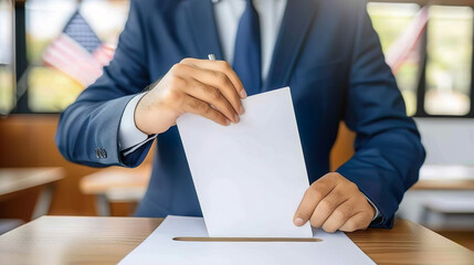 2024 American US presidential general election - voting and politics concept