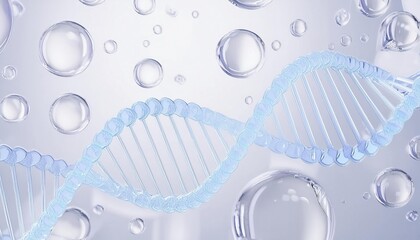 Hyaluronic Acid Molecules Collagen, Helix of Cosmetica - Skincare, Repair, Moisturiser, Liquid Serum or Toner for Beauty Products, Vitamin, Aloe Vera, Antioxidants, Protection, Minerals, Ascorbic Acid