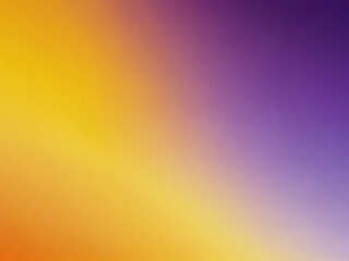 Naklejka premium Light yellow purple vibrant grainy gradient blur background
