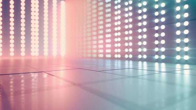 Studio lighting on scatter plot, markers, light background, grid lines, realistic