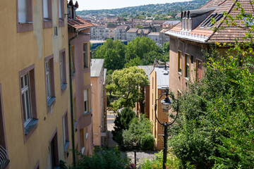 Widok ze wzgórza zamkowego w Budapeszcie © pinus25
