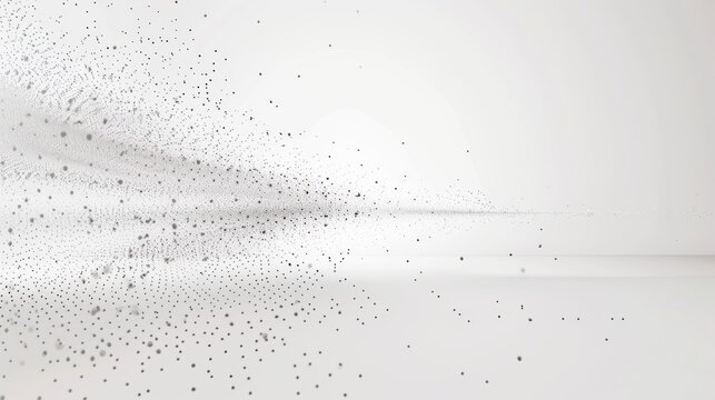 Dotted scatter plot, minimalist design, light tones, realistic, studio lighting