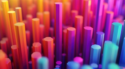 Studiolit histogram, bins, vibrant shades, detailed axis, realistic style