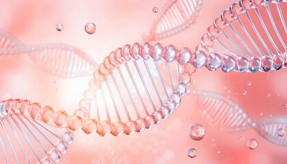 Hyaluronic Acid Molecules Collagen, Helix of Cosmetica - Skincare, Repair, Moisturiser, Liquid Serum or Toner for Beauty Products, Vitamin, Aloe Vera, Antioxidants, Protection, Minerals, Ascorbic Acid