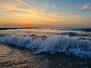 Sonnenuntergang an der Ostsee