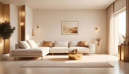 Photo interior modern design room 3d illustration