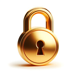 금색 자물쇠
