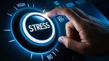 Reduce stress with hand turning knob to lower levels