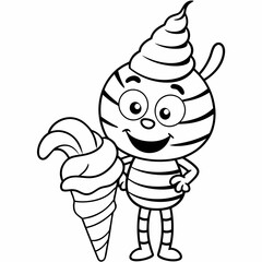 This fun and educational vector illustration coloring book features jungle animals like lions elephants and monkeys perfect for a jungle safari adventure