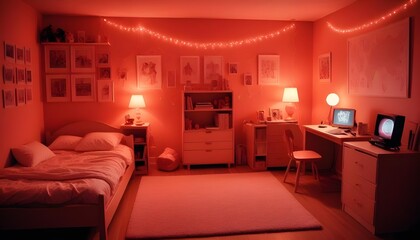 Photo interior modern design room 3d illustration