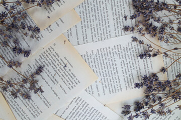 lavender flowers on the table