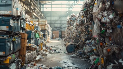 Storage of abundant industrial waste