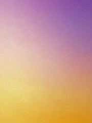 Naklejka premium Light yellow purple vibrant grainy gradient blur background