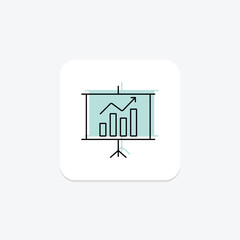 Trade Negotiation color shadow thinline icon , vector, pixel perfect, illustrator file