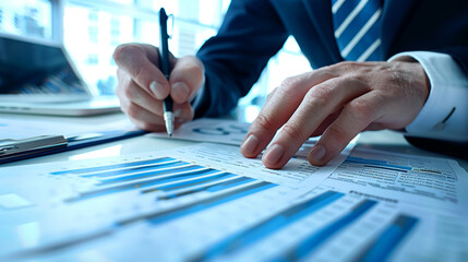 Manager conducts feasibility studies to assess project viability.