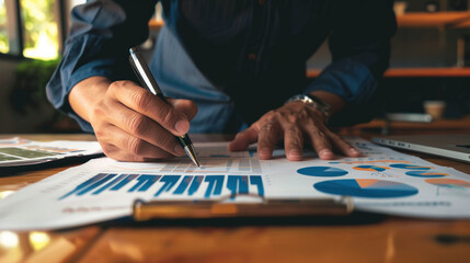 Manager creates a strong mission statement to guide the company.