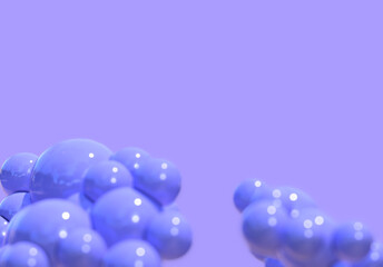 3d bubble abstract background