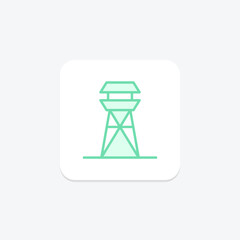 Remembrance duotone line icon , vector, pixel perfect, illustrator file