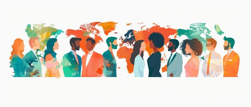 Global talent acquisition initiative with international candidates, cultural diversity, and career development