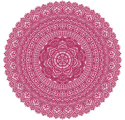 Signs and symbols. Circle pattern lotus or flower mandala art design. beauty, fashion, geometry, colorful, fashion.