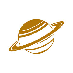 Planet icon illustration