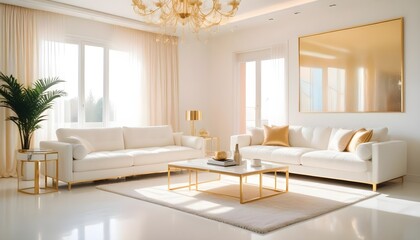 Photo interior modern design room 3d illustration