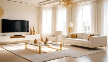 Photo interior modern design room 3d illustration