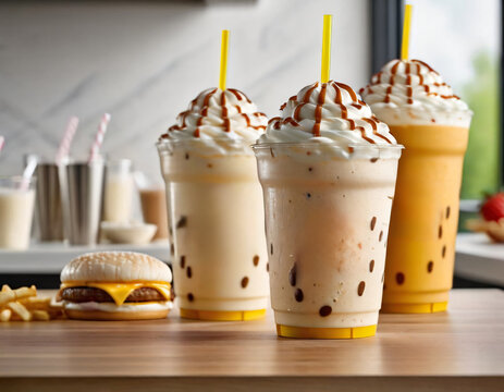 chocolate coffee, chocolate shake, whipped cream, vanilla shake, czekoladowa kawa, shake czekoladowy, bita śmietanka, waniliowy shake,