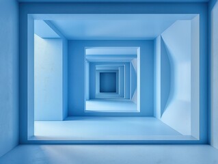 rectangles equidistantly spaced surrounding a blue rectangle in the middle. 