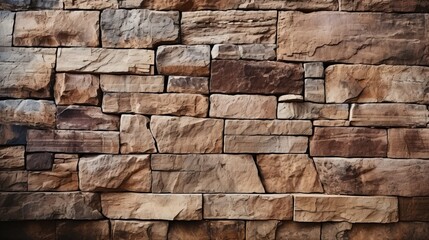 Fototapeta premium Brown Stone Wall Texture with Naturalistic Light Effects