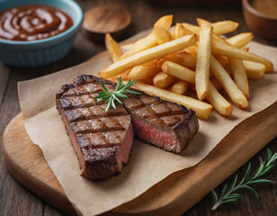 steak frites, Belgian fries, Chips, frytki stekowe, frytki belgijskie, frytki