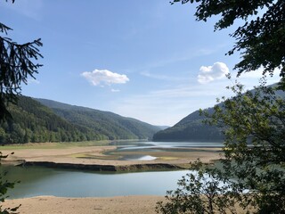 lake in the mountains