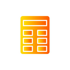 calculator gradient icon