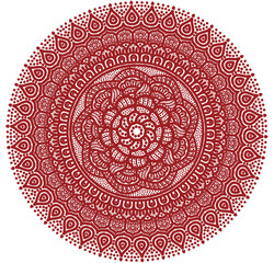 Signs and symbols. Circle pattern lotus or flower mandala art design. beauty, fashion, geometry, colorful, fashion.