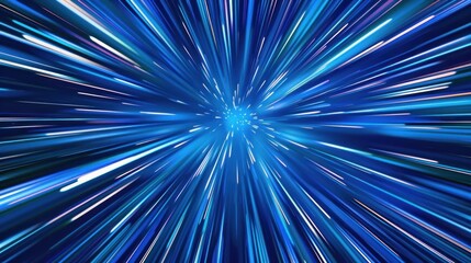 Abstract blue light with a lot of white streaks background