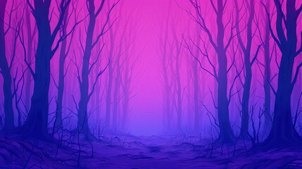 Obraz premium Mystical Forest Pathway.