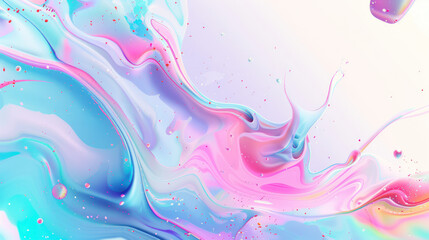 Abstract random color liquid marble background