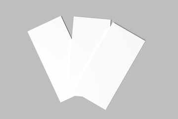 DL Flyer Blank Mockup